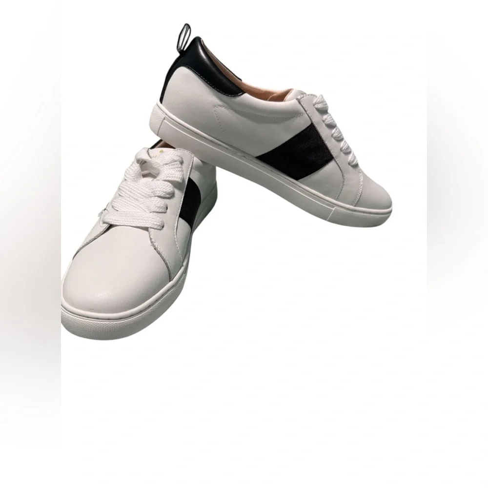 kate spade White and Black Leather Sneakers NWOT